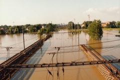 Ostrava-Svinov - pohled k nádraží 9.7.1997 - foto Mojmír Leštinský