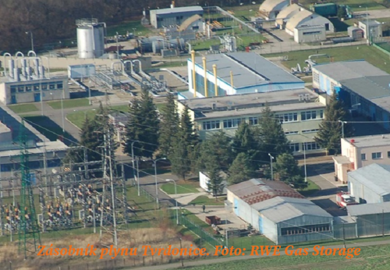 RWE prodává české zásobníky plynu