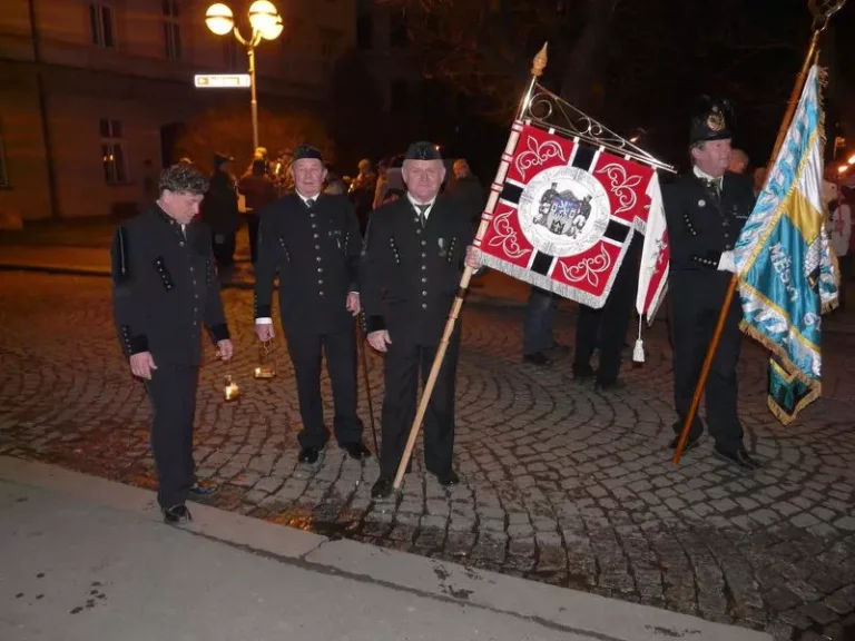 Večerní hornický průvod